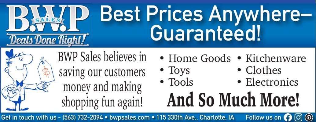Best Prices Anywhere-BWP Sales