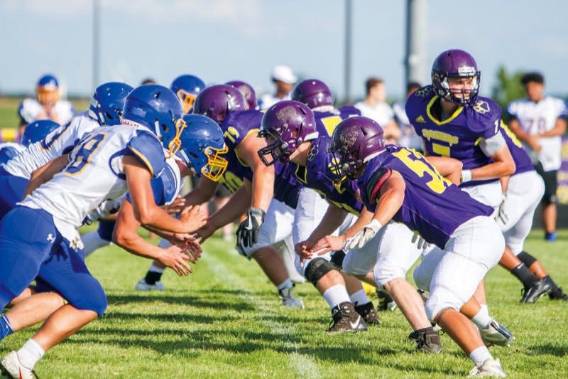 sabers and wildcats getting off the line.jpg