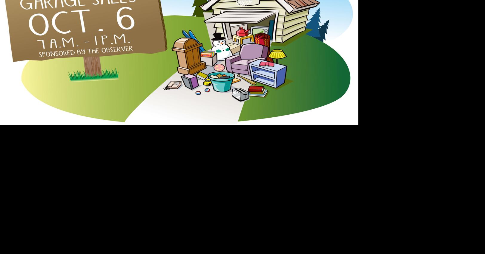 Citywide Garage Sale Oct. 6th 7 a.m. 1 p.m. Sponsored