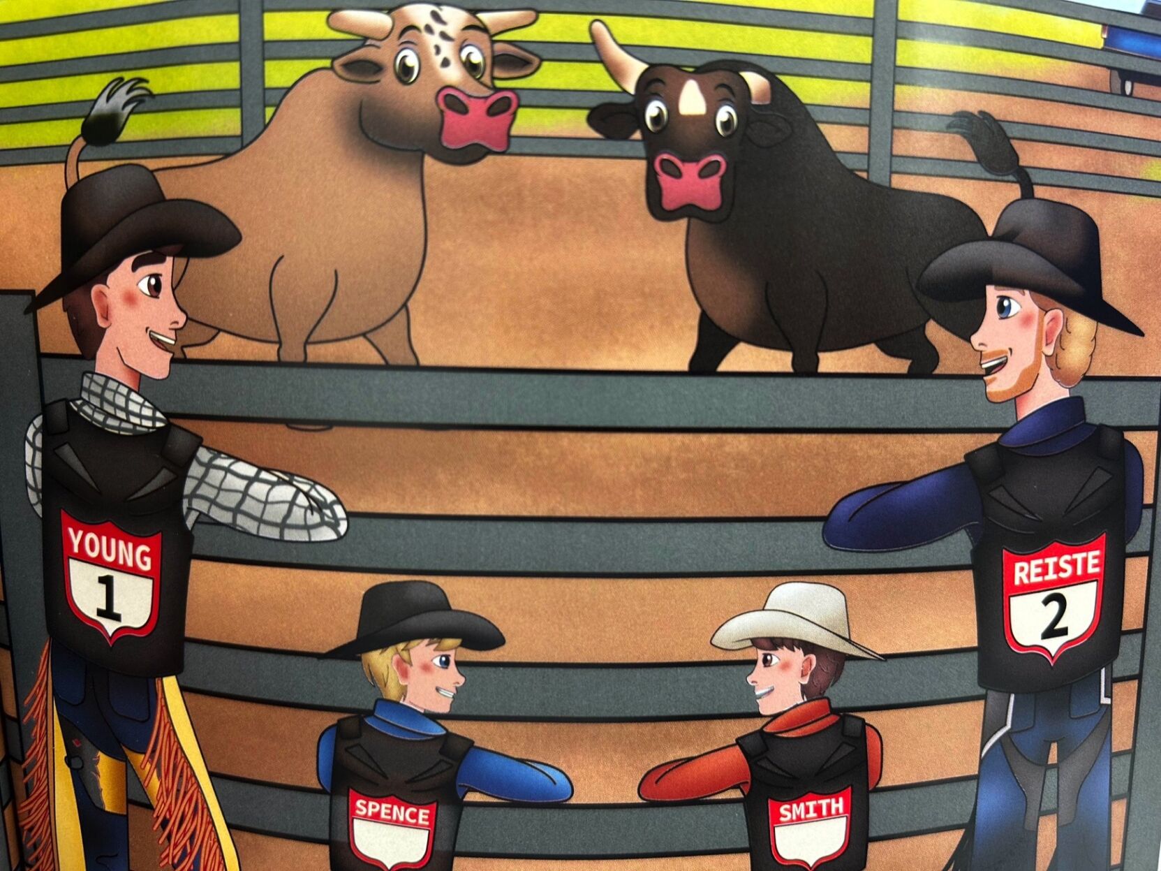 Bull Riding Book Kids Bull-riding book by DeWitt native hits the Cowboy Channel | Local News ...