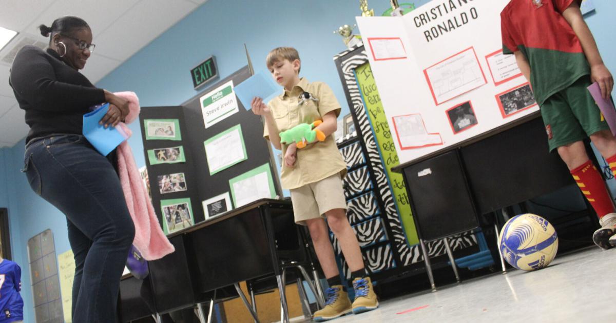 East Amory students portray characters through wax museum project