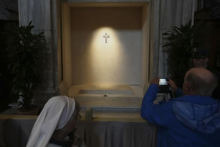Catholic faithful pay respects to Pope Francis as his tomb opens to the