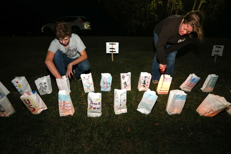 Luminaries light up New Albany in honor of veterans Newalbanynews