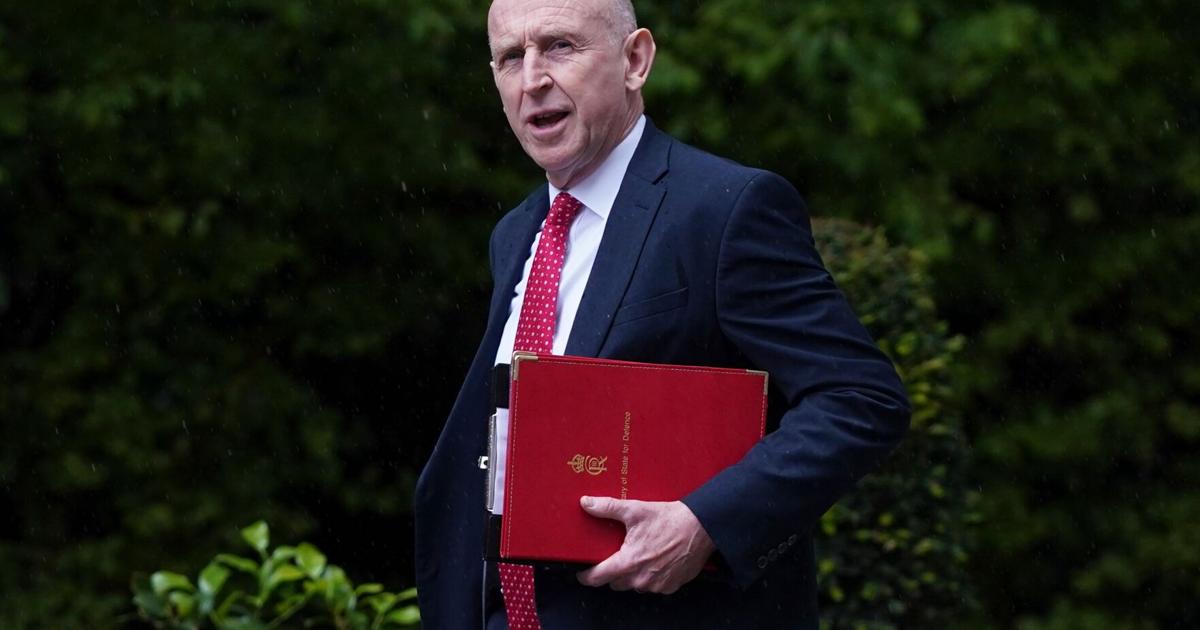 UK defense secretary resigns, saying the government isnt willing to spend enough on the military