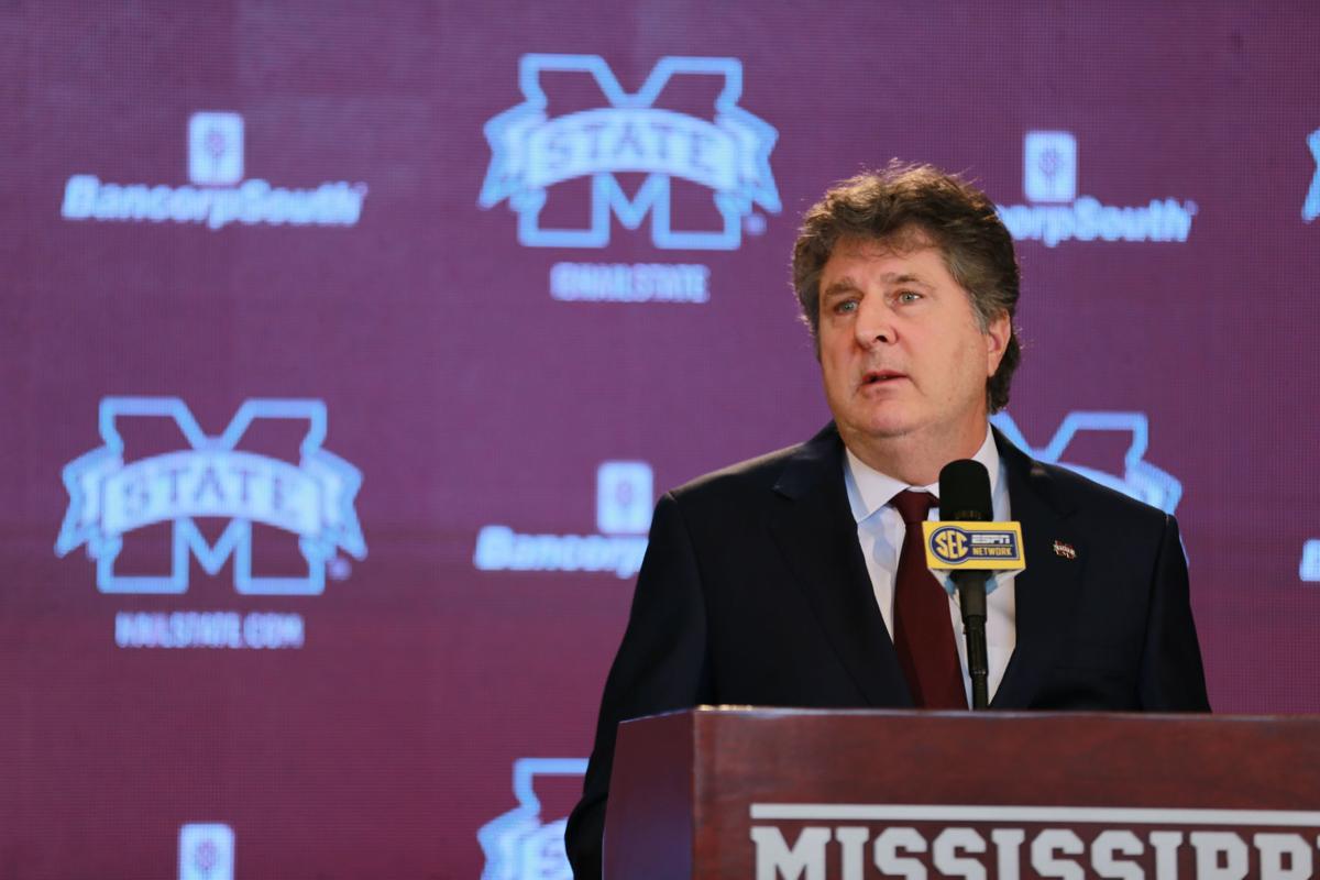 PHOTOS Mike Leach introduced as new Mississippi State head football coach Sports