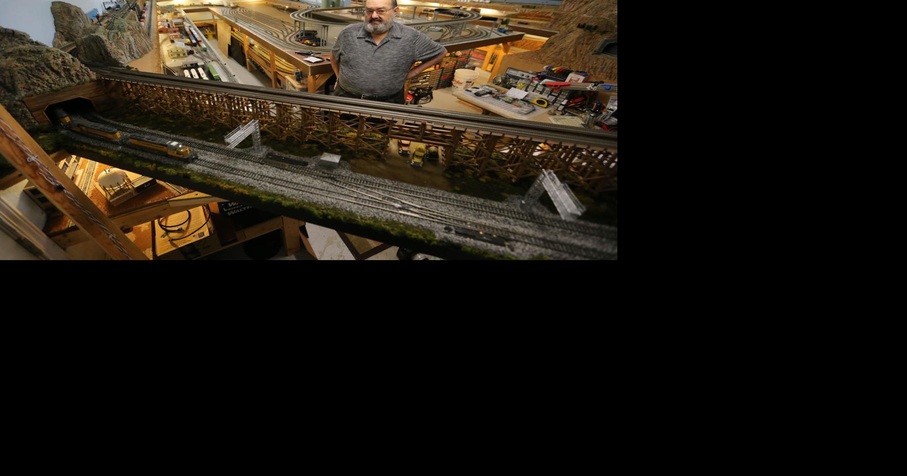 Local man on right track with his massive model railroad | News ...