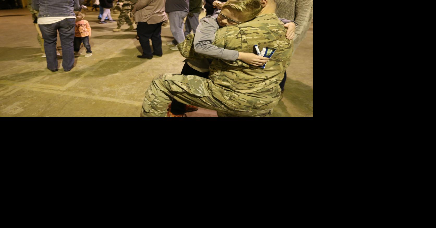 Photos: 155th Brigade Combat Team leaves for training before overseas ...