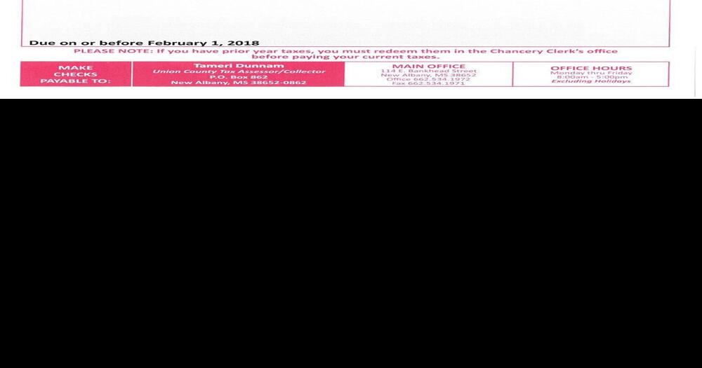 County property tax bills going out in December New Albany Gazette