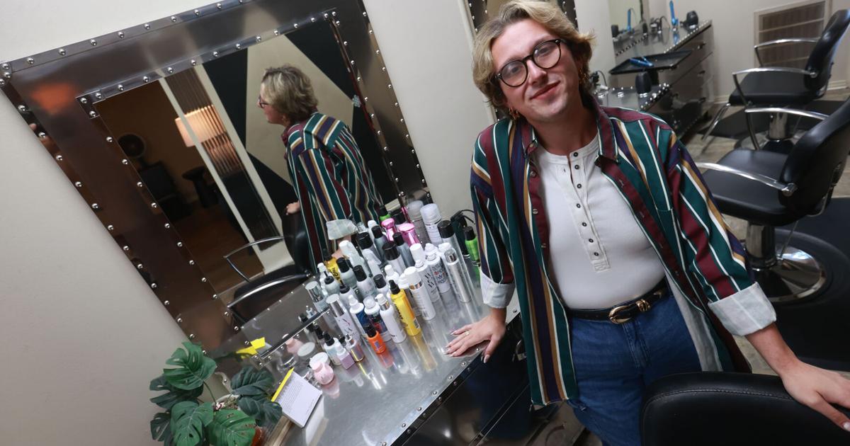 Webb Roberts shares his passion for hairdressing