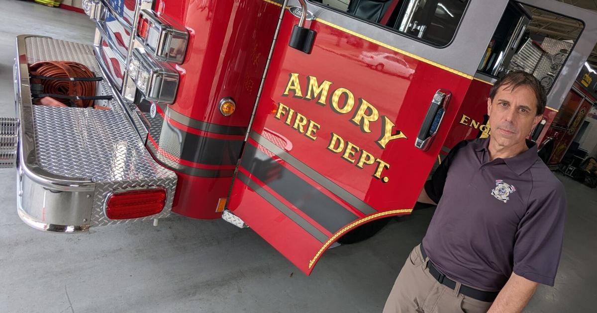 New Amory fire chief returns to one of the first stops of his career