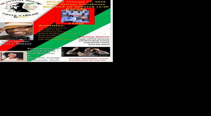 Holly Springs Ms Christmas Parade For 2022 Holly Springs To Host 4Th Annual Mlk Day Day Of Service Program Monday |  Local News | Djournal.com