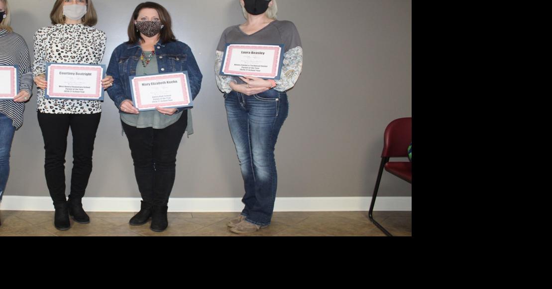 Amory School District recognizes its teachers, parents of the year