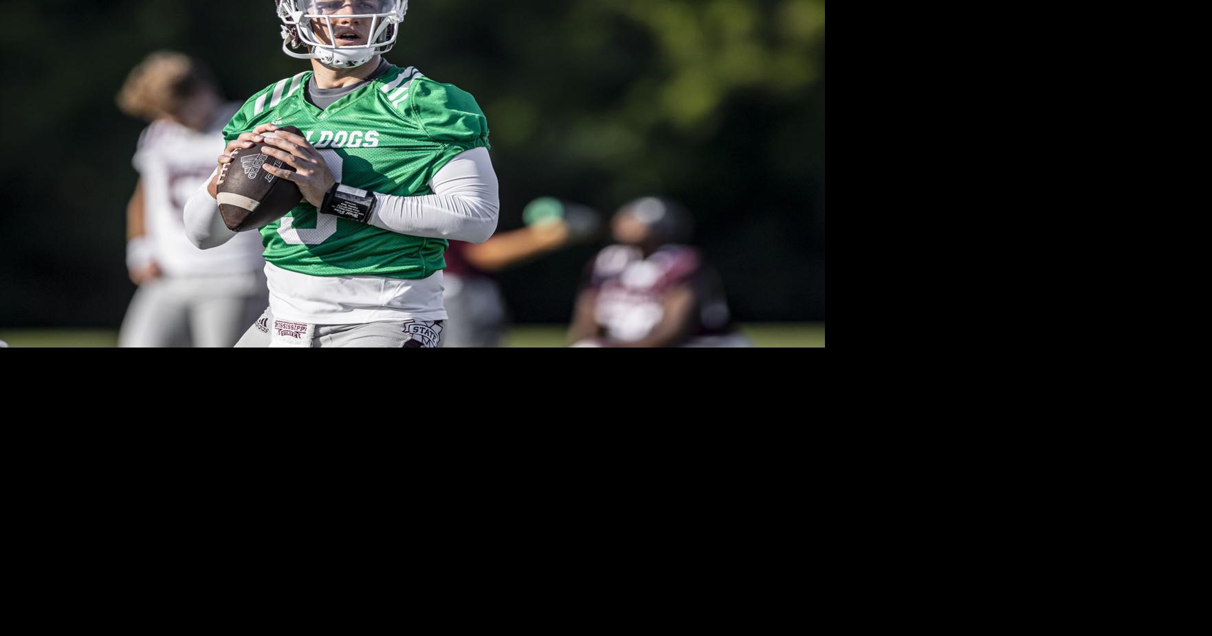 Three QBs get reps in Mississippi State's first practice | College ...