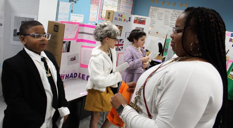 East Amory Elementary School hosts its living wax museum
