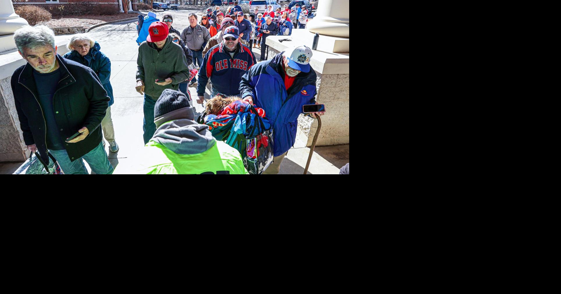 Ole Miss fans at Swayze Field celebrate championship, hope for strong