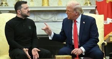 Zelensky returns to site of stunning Oval Office shouting match