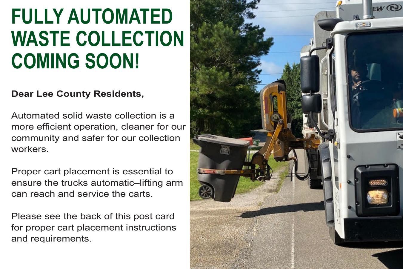 Lee County solicits bids for new automated garbage truck | Local News |  