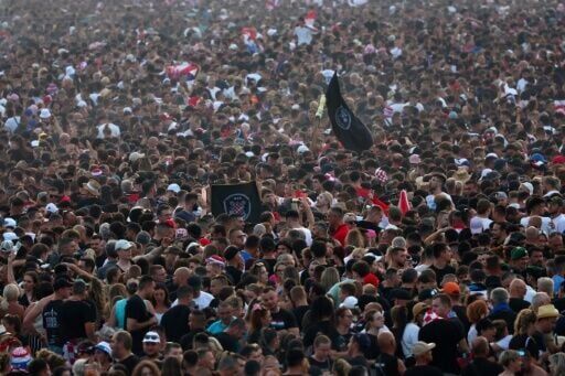 At Thompson's concerts, youngsters sing along as other fans display pro-Ustasha symbols