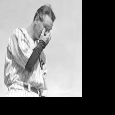 Walking in Lou Gehrig's footsteps, echoing his words