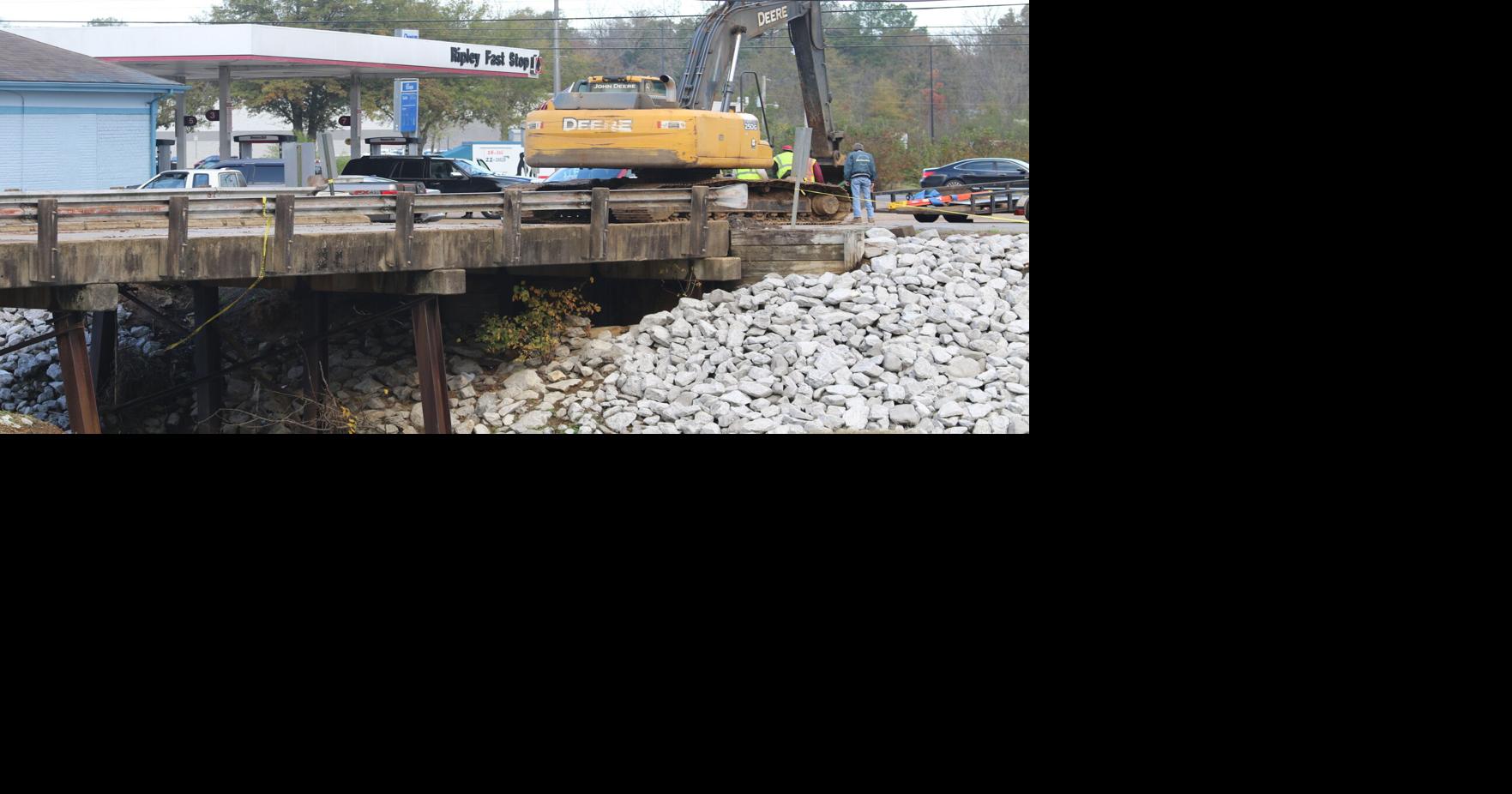 Repairs on S. Main St. bridge in Ripley begin, expected to reopen soon