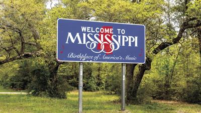 Welcome to Mississippi sign