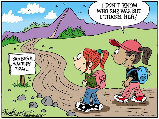 BOB ENGLEHART: Barbara Walters