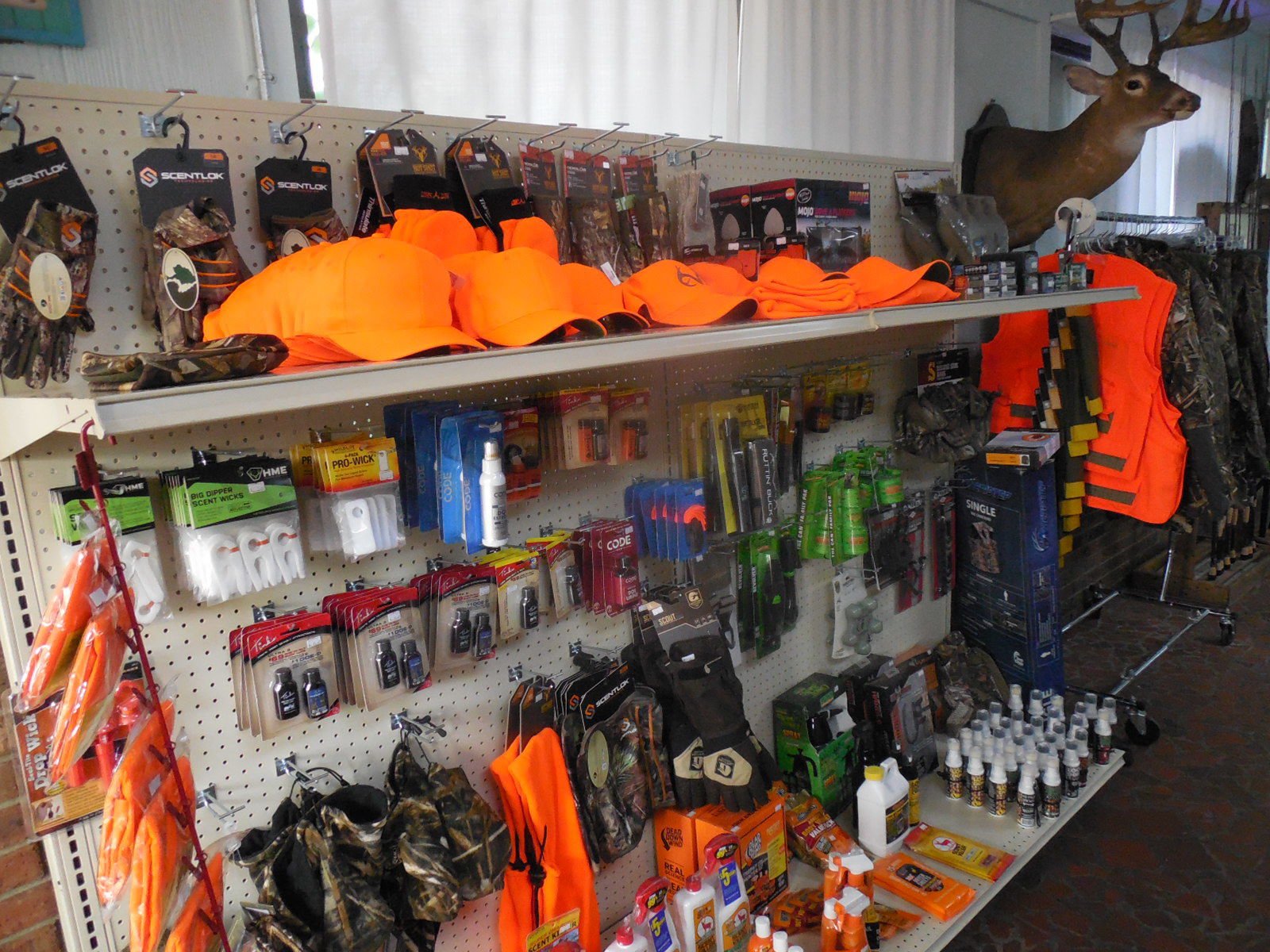 hunting and fishing supplies