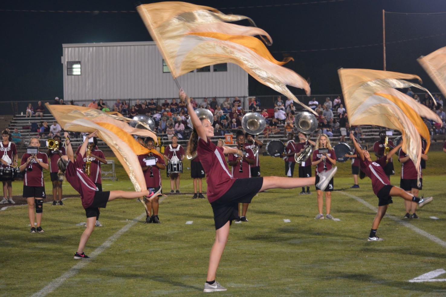 Local color guard enters social media competition to win indoor floor