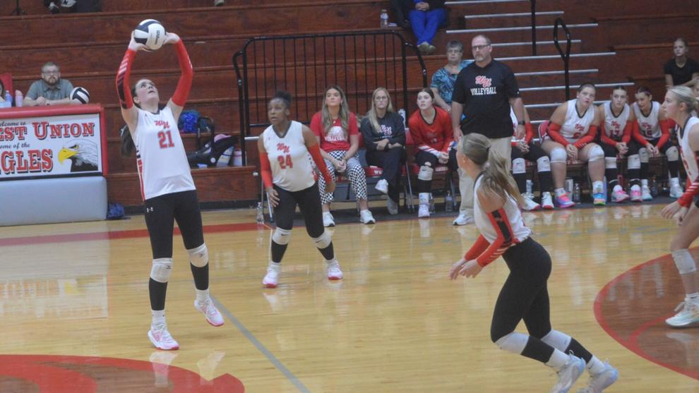 West Union Drops Five-Set Battle to Potts Camp