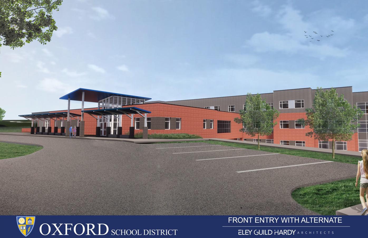 Oxford unveils plans for new elementary school, fine arts building