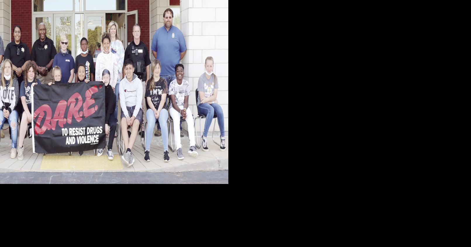 DARE graduates students at North Pontotoc Upper Elementary Pontotoc