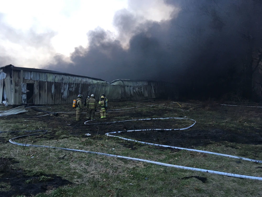 Fire Destroys Warehouse At American Furniture Authorities