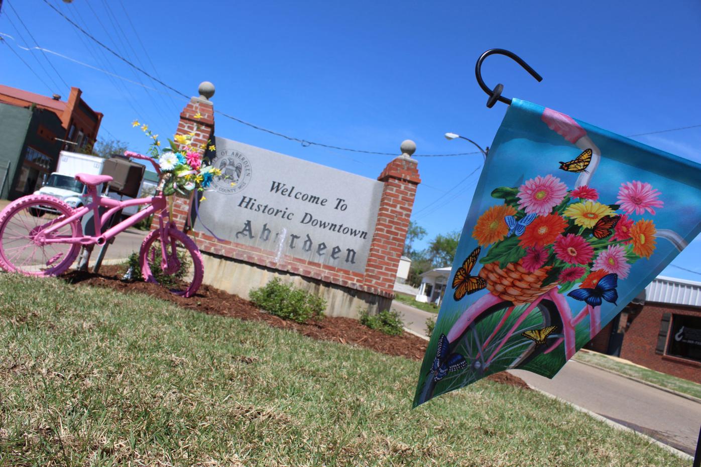 Pink Bicycles Add Spring Color To Aberdeen Main Street Living Djournal Com