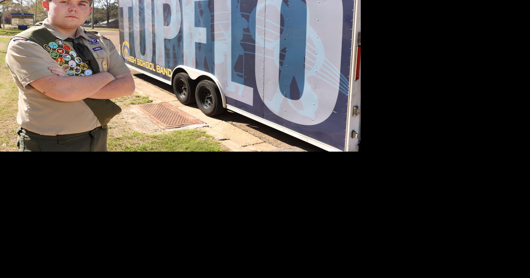 Tupelo teen's Eagle project combines love of Scouting and marching band