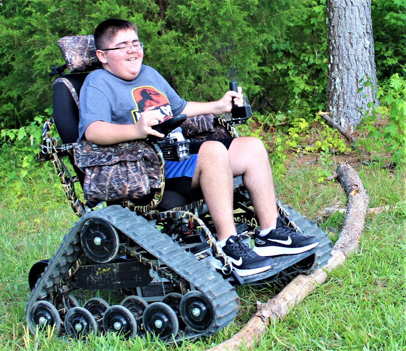 Hatley Teenager Enjoys New Trackchair For Expeditions Living Djournal Com