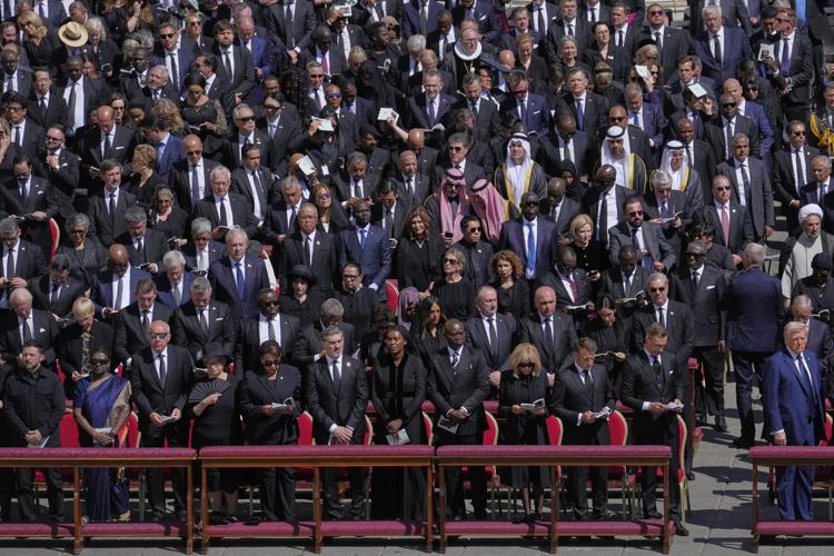 AP PHOTOS Notable attendees at the funeral of Pope Francis at the