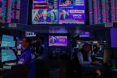 Wall Street ends higher as Fed holds key rate steady, focus turns to earnings