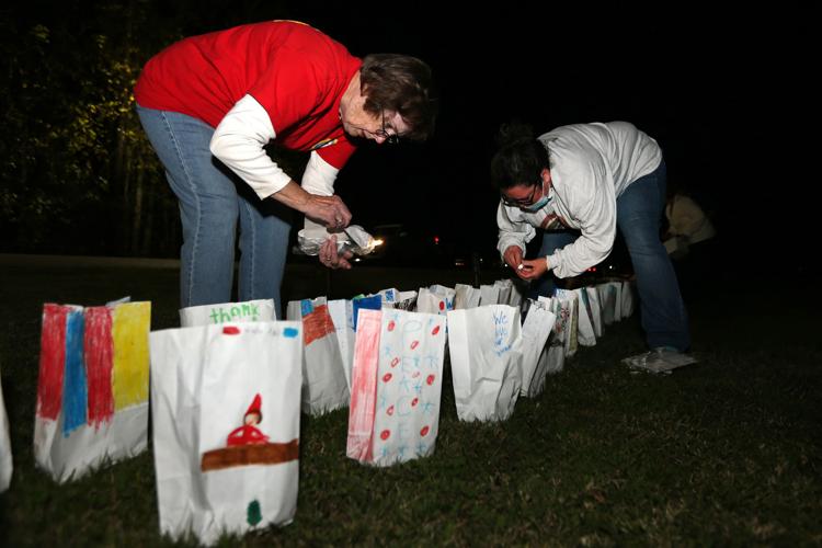 Luminaries light up New Albany in honor of veterans Newalbanynews