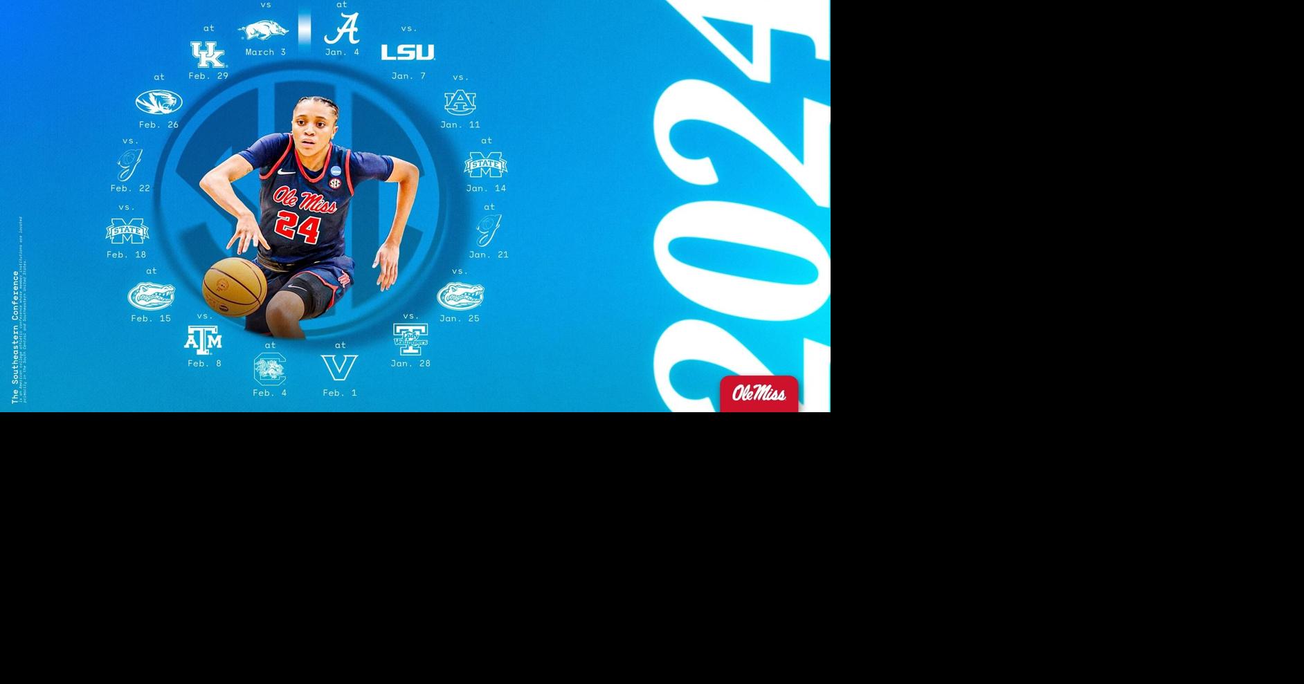 Ole Miss women's basketball announces 2024 schedule Ole Miss