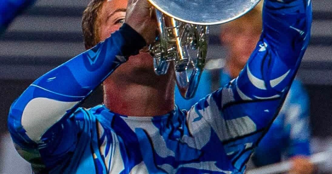 Mellophone player Kemp Smith participates in national championship