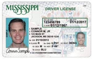 free mississippi drivers license template