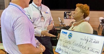 Atmos Energy donates 100K to storm recovery Atmos Energy donates 100K to storm recovery