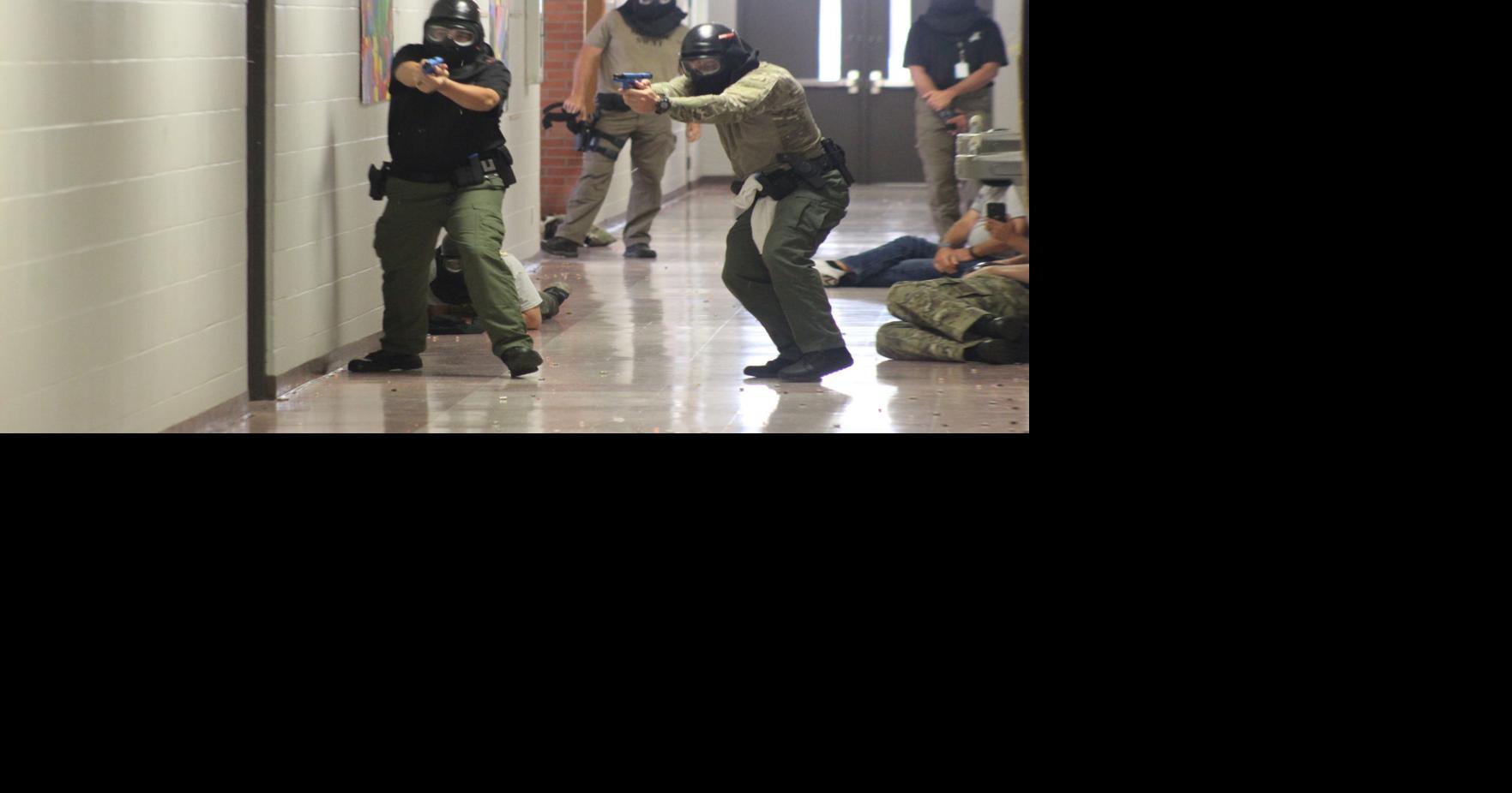 Law enforcement trains through active school shooter scenario | News ...