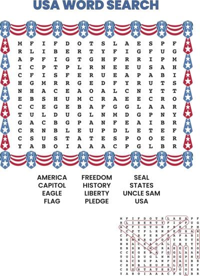 USA word search | | djournal.com