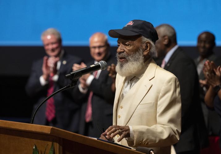James Meredith honored as Ole Miss celebrates 60 years of integration