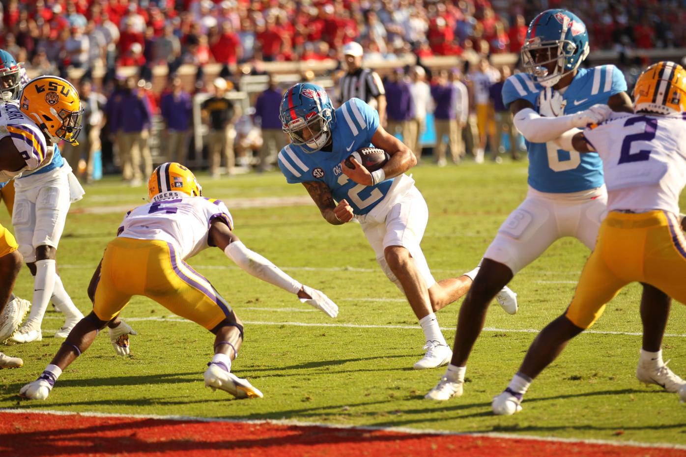 Lane Kiffin sees similar humility in Matt Corral and Eli Manning, Ole Miss