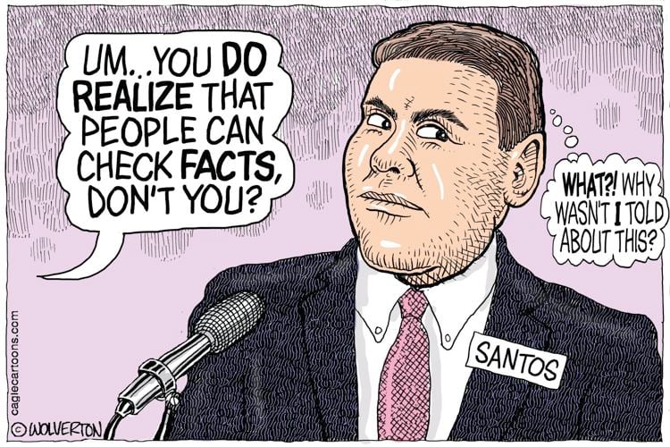 MONTE WOLVERTON: Santos Fact Check