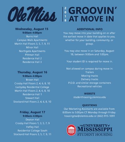 Students Return Next Week For Student Housing Move In Oxford Djournal Com