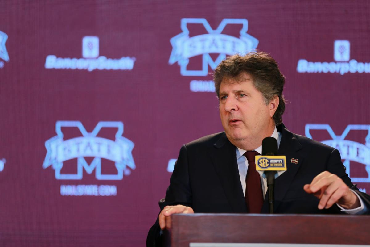 PHOTOS Mike Leach introduced as new Mississippi State head football