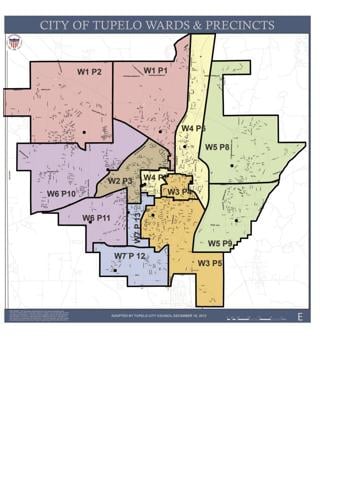 Tupelo Ms Ward Map Ward Map | | Djournal.com
